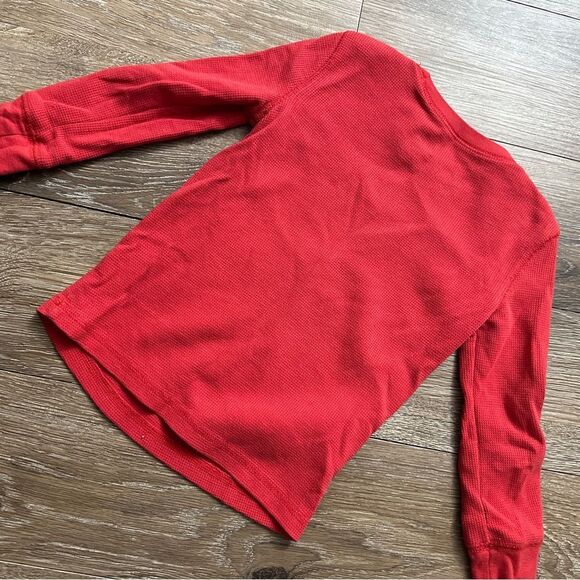 Disney Red Long Sleeve Tee with Black Graphic Print - Picture 4 of 4